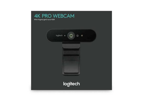 Веб-камера Logitech BRIO (Ultra HD 4K, 2160p/30fps, автофокус, zoom 5x, угол обзора 90°/78°/65°, сте