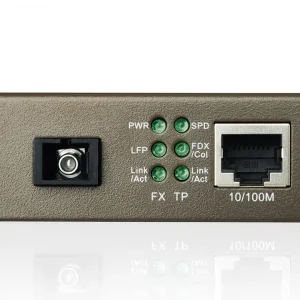 TP-Link MC112CS(UN) Mедиаконвертер 10/100 Мбит/с RJ45 - 100 Мбит/с разъём SC (одномодовый оптоволоко
