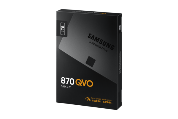 Твердотельный накопитель SSD Samsung MZ-77Q1T0BW 1000ГБ 2.5" 870 QVO SATA III