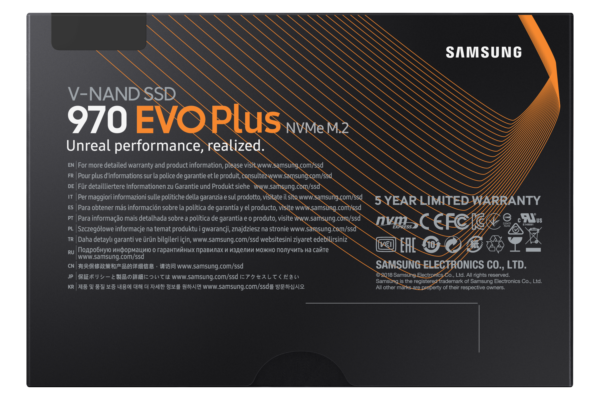 Накопитель твердотельный Samsung MZ-V7S250BW SSD 970 EVO PLUS 250GB M.2 (2280) PCIe Gen 3.0 x 4, NVM