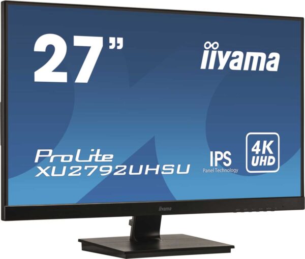 Монитор LCD 27'' [16:9] 3840x2160(UHD 4K) IPS, nonGLARE, 300cd/m2, H178°/V178°, 1000:1, 80M:1, 1.07B