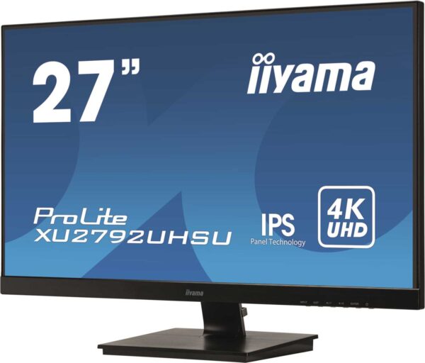 Монитор LCD 27'' [16:9] 3840x2160(UHD 4K) IPS, nonGLARE, 300cd/m2, H178°/V178°, 1000:1, 80M:1, 1.07B