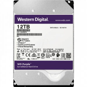 Накопитель на жестком магнитном диске WD Purple WD121PURX-78 12ТБ 3,5" 7200RPM 256MB (SATA-III) DV&N