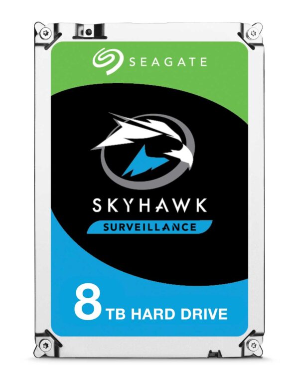 HDD Seagate ST8000VX004 SkyHawk 8TB, 3.5", 7200rpm, SATA3, 256MB, for NVR/DVR