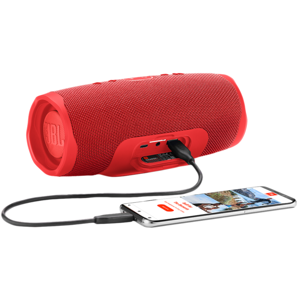 JBL Charge 4 - Portable Bluetooth Speaker with Power Bank - Red