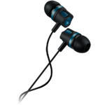 CANYON EP-3 Stereo earphones with microphone, Green, cable length 1.2m, 21.5*12mm, 0.011kg