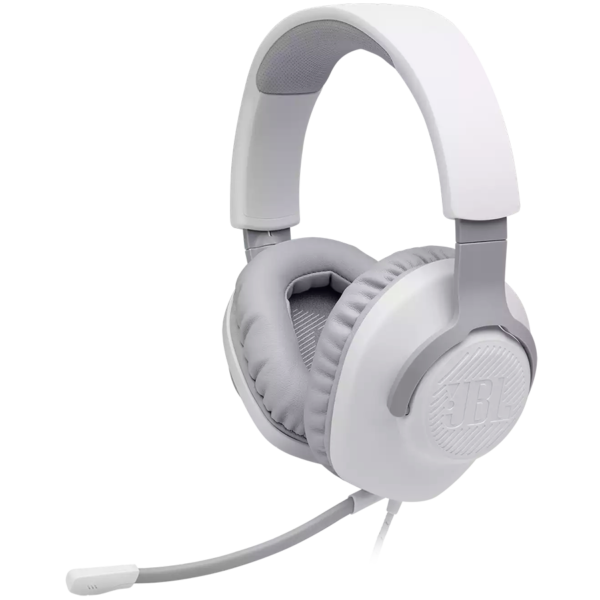 JBL Quantum 100 - Wired Over-Ear Gaming Headset - White