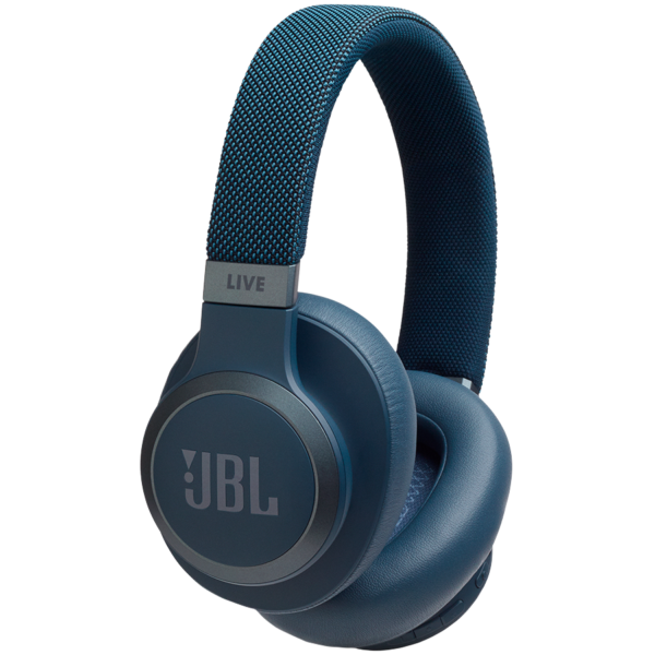 JBL Live 650BTNC - Wireless Over-Ear Headset with Active Noice Cancelling - Blue