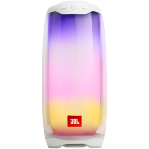 JBL Pulse 4 - Portable Bluetooth Speaker with Lightshow - White
