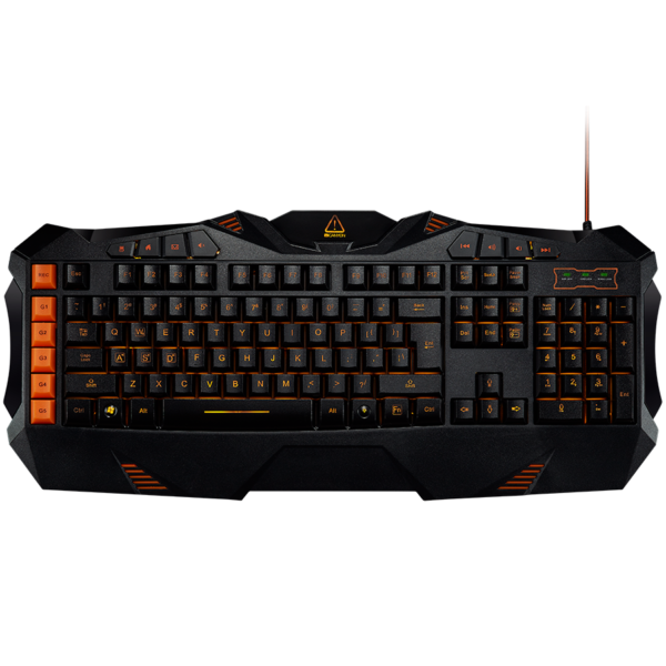 CANYON Wired multimedia gaming keyboard with lighting effect, Marco setting function G1-G5 five keys