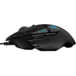 LOGITECH G502 Corded Gaming Mouse - HERO - BLACK - USB - EER2