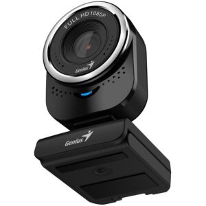 GENIUS QCam 6000, black, Full-HD 1080p webcam, universal clip, 360 degree swivel, USB, built-in micr