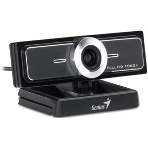 Веб-камера GENIUS WideCam F100, угол обзора 120 градусов, 12мп интерполяция, встроенный микрофон, 10