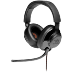 JBL Quantum 300 - Wired Over-Ear Gaming Headset with Flip-up Mic - Black
