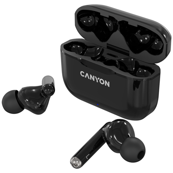 CANYON TWS-3 Bluetooth headset, with microphone, BT V5.0, Bluetrum AB5376A2, battery EarBud 40mAh*2+