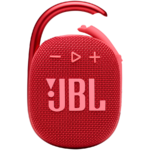 JBL Clip 4 - Portable Bluetooth Speaker with Carabiner - Red