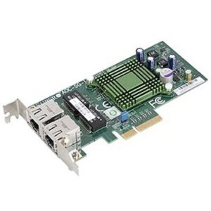 Плата сетевого контроллера Supermicro AOC-SGP-I2 LAN 2-port RJ45 Gigabit Ethernet controller, PCI-e