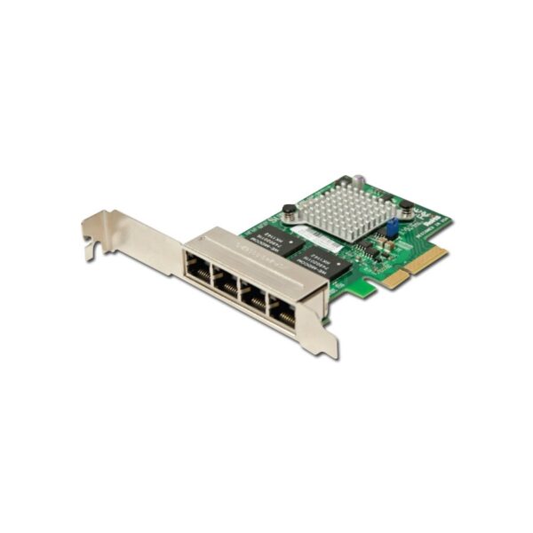 Плата сетевого контроллера Supermicro AOC-SGP-I4 3.9-inch Length, Low-Profile Standard Form Factor: