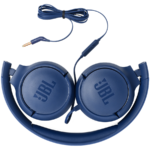 JBL Tune 500 - Wired On-Ear Headset - Blue