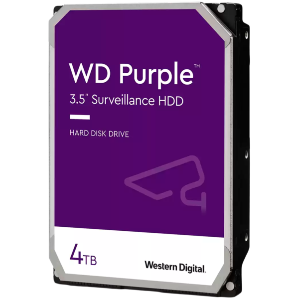 HDD AV WD Purple (3.5'', 4TB, 64MB, 5400 RPM, SATA 6 Gb/s)