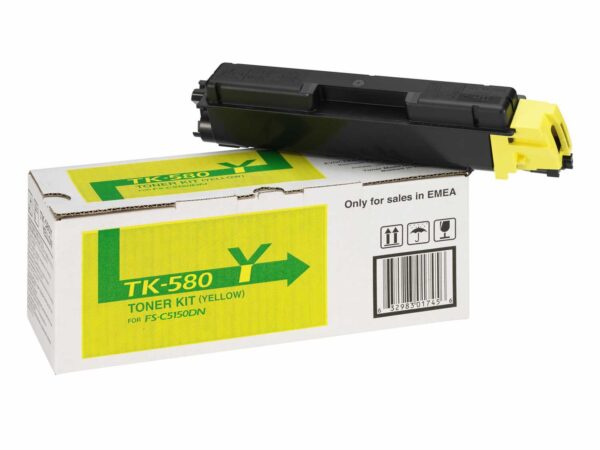 Тонер-картридж TK-580Y 2 800 стр. Yellow для FS-C5150DN