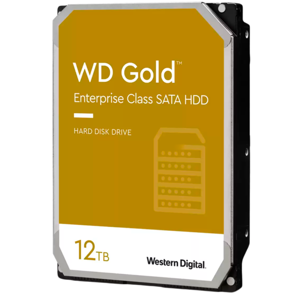 HDD Server WD Gold (3.5'', 12TB, 256MB, 7200 RPM, SATA 6 Gb/s)