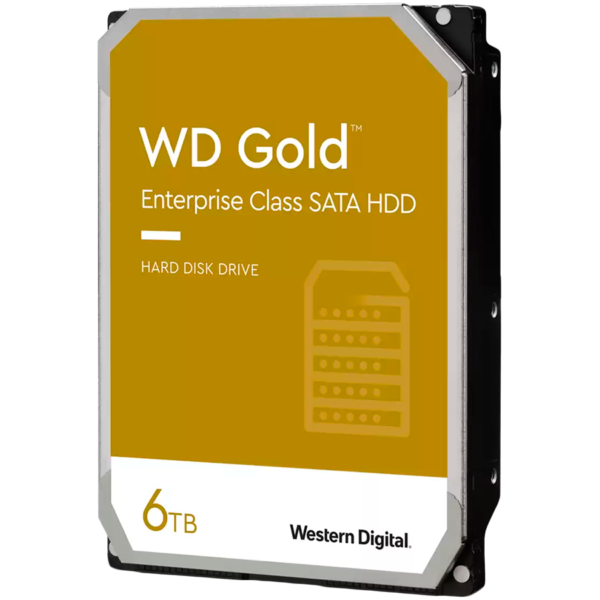 HDD Server WD Gold (3.5'', 6TB, 128MB, 7200 RPM, SATA 6 Gb/s)