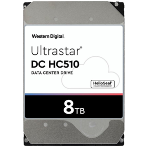 Western Digital Ultrastar DC HDD Server HE10 (3.5’’, 8TB, 256MB, 7200 RPM, SAS 12Gb/s, 512E SE) SKU: