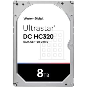 Western Digital Ultrastar DC HDD Server 7K8 (3.5’’, 8TB, 256MB, 7200 RPM, SAS 12Gb/s, 512E SE), SKU: