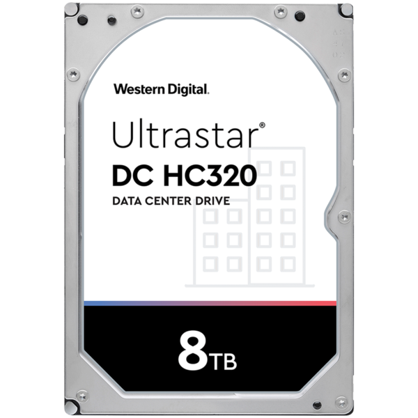 HDD Server WD/HGST Ultrastar 7K8 (3.5’’, 8TB, 256MB, 7200 RPM, SATA 6Gb/s, 4KN SE), SKU: 0B36402