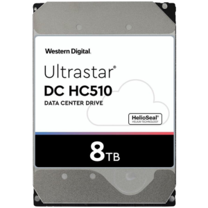 Western Digital Ultrastar DC HDD Server HE10 (3.5’’, 8TB, 256MB, 7200 RPM, SATA 6Gb/s, 512E SE) SKU: