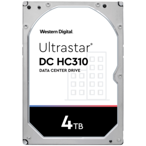 Western Digital Ultrastar DC HDD Server HC310 (3.5’’, 4TB, 256MB, 7200 RPM, SATA 6Gb/s, 512N SE), SK
