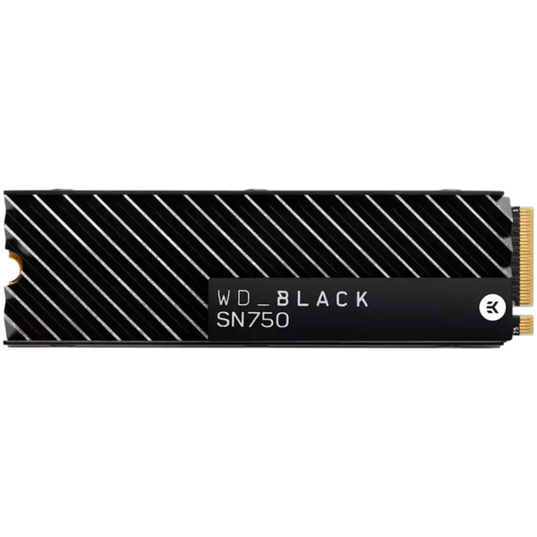 WD SSD BLACK SN750 500Gb M.2 2280 NVMe Read/Write: 3430 / 2600 MB/s, 420k/380k IOPS, TBW 300TB Heats