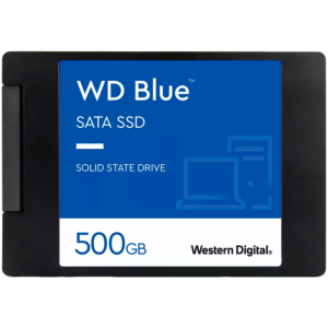 SSD WD Blue (2.5", 500GB, SATA III 6 Gb/s, 3D NAND Read/Write: 560 / 530 MB/sec, Random Read/Write I