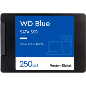 SSD WD Blue (2.5", 250GB, SATA III 6 Gb/s, 3D NAND Read/Write: 550 / 525 MB/sec, Random Read/Write I