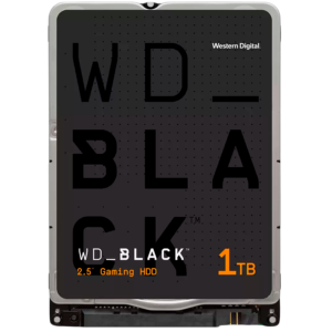 HDD Mobile WD Black (2.5'', 1TB, 64MB, 7200 RPM, SATA 6 Gb/s)