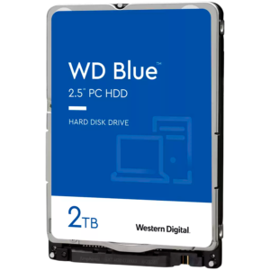 HDD Mobile WD Blue (2.5'', 2TB, 128MB, 5400 RPM, SATA 6 Gb/s)