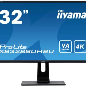 Монитор LCD 31.5'' [16:9] 3840x2160(UHD 4K) VA, nonGLARE, 300cd/m2, H178°/V178°, 3000:1, 80M:1, 1.07