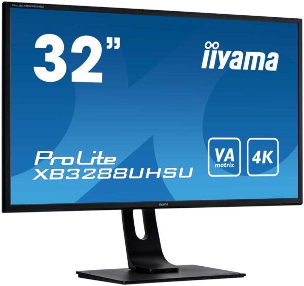 Монитор LCD 31.5'' [16:9] 3840x2160(UHD 4K) VA, nonGLARE, 300cd/m2, H178°/V178°, 3000:1, 80M:1, 1.07