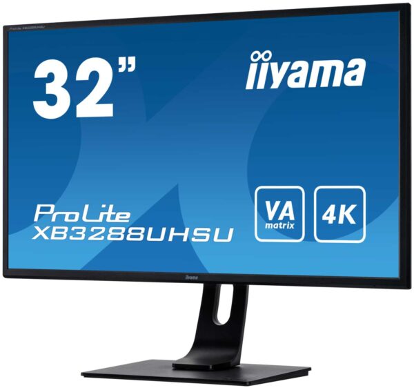 Монитор LCD 31.5'' [16:9] 3840x2160(UHD 4K) VA, nonGLARE, 300cd/m2, H178°/V178°, 3000:1, 80M:1, 1.07