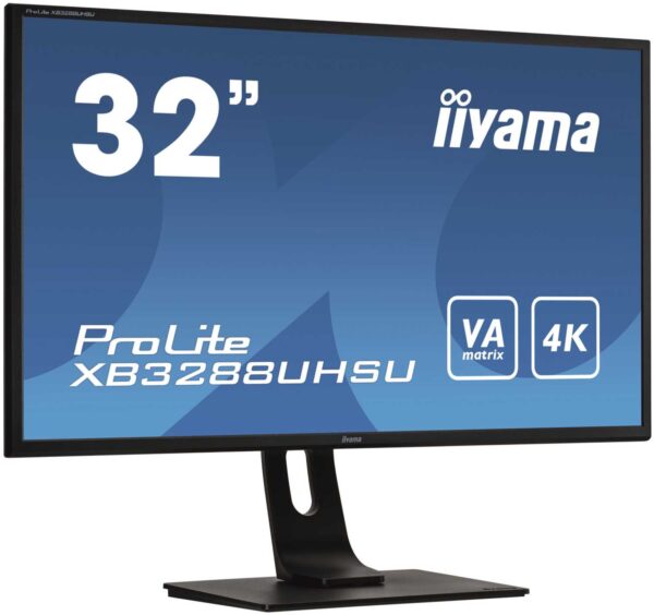 Монитор LCD 31.5'' [16:9] 3840x2160(UHD 4K) VA, nonGLARE, 300cd/m2, H178°/V178°, 3000:1, 80M:1, 1.07