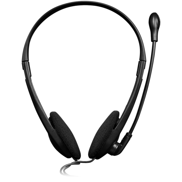 CANYON HS-01 PC headset with microphone, volume control and adjustable headband, cable length 1.8m,