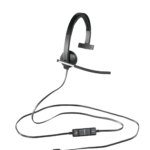 Гарнитура Logitech H650e Mono (USB, элементы управления на кабеле, кабель 1.8м, чехол в комплекте) (