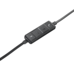 Гарнитура Logitech H650e Stereo (USB, элементы управления на кабеле, кабель 1.8м, чехол в комплекте)