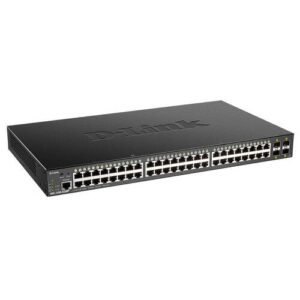 D-Link DGS-1250-52XMP/A1A Настраиваемый L2 коммутатор с 48 POE портами 1000Base-T и 4 10GBase-X SFP+