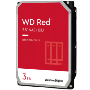 HDD Desktop WD Red (3.5'', 3TB, 256MB, 5400 RPM, SATA 6 Gb/s)