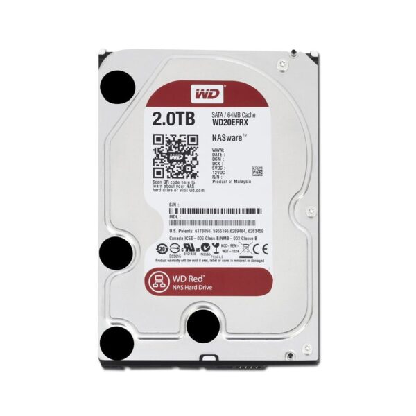 HDD NAS WESTERN DIGITAL Red Plus (3.5", 2TB, 64MB, SATA III-600)