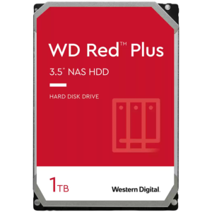 HDD NAS WESTERN DIGITAL Red Plus (3.5", 1TB, 64MB, SATA III-600)