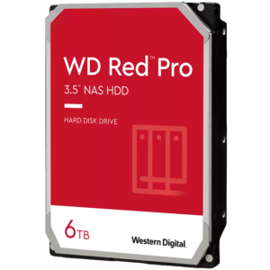 HDD Desktop WD Red Pro (3.5'', 6TB, 256MB, 7200 RPM, SATA 6 Gb/s)