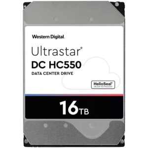 HDD Server WD/HGST ULTRASTAR DC HC550 (3.5’’, 16TB, 512MB, 7200 RPM, SATA 6Gb/s, 512N SE NP3), SKU: